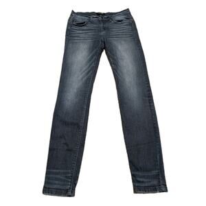 Judy Blue Jeans Womens 7/28 Blue Skinny Dark Wash Stretch Denim Pants